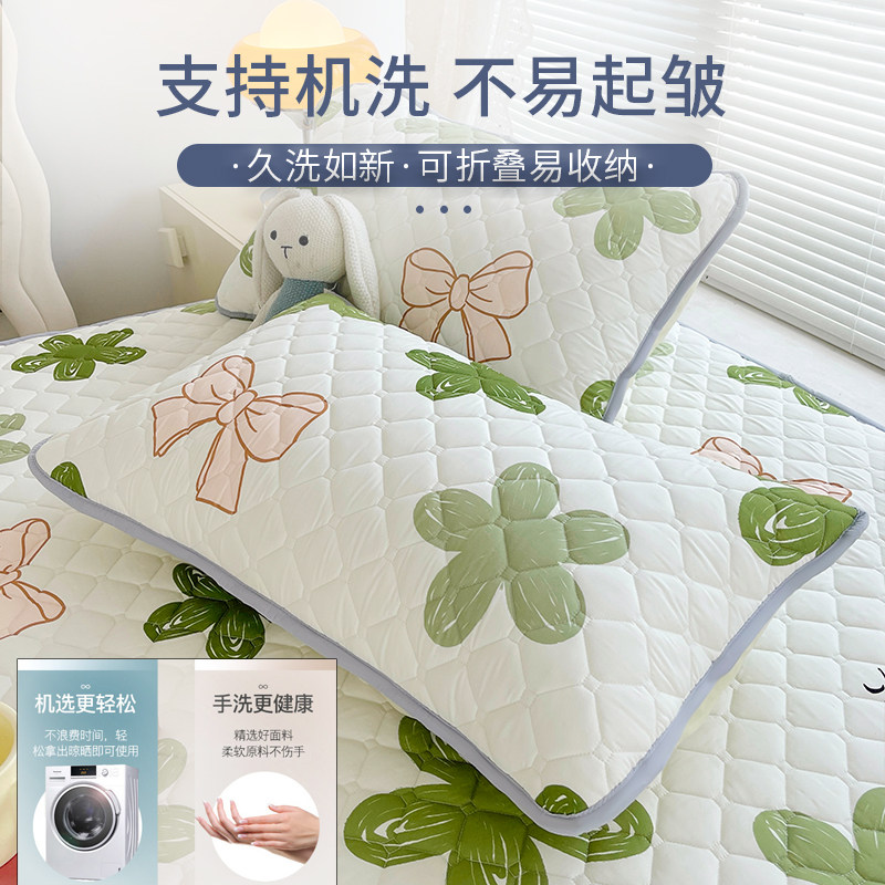 A类加厚夹棉抗菌枕头套一对家用单双人枕头芯内胆套48cmx74cm枕套