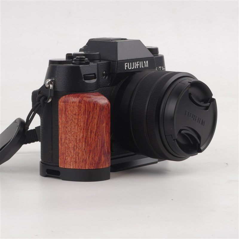 富士X-T50实木手柄L型快装板XT50相机底板保护底座复古轻量化设计