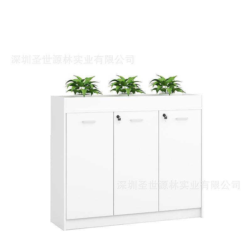厂家直销花槽柜文件储物办公家具木质办公室简约现代资料矮柜地柜