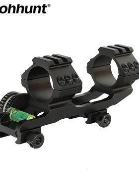 跨境平台货ohhunt5002带20mm轨带水平仪一体夹具铝安装夹