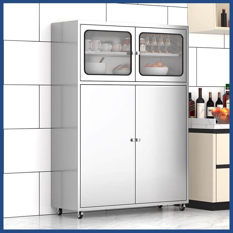 304不锈钢厨房网门碗柜餐边柜家用厨房橱柜餐厅储物柜锅具收纳柜,金属材料及制品,金属结构件,淘宝优惠券,粉丝福利购,淘宝优惠卷