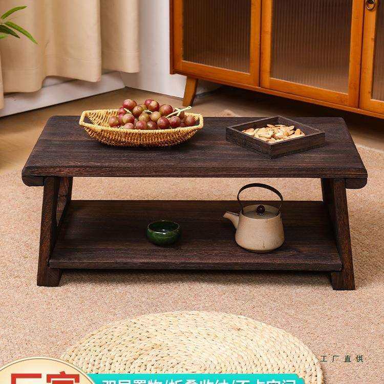 实木榻榻米桌飘窗小桌子茶台日式炕几阳台桌子茶几家用小茶桌折叠,3C数码配件,USB灯,淘宝优惠券,粉丝福利购,淘宝优惠卷