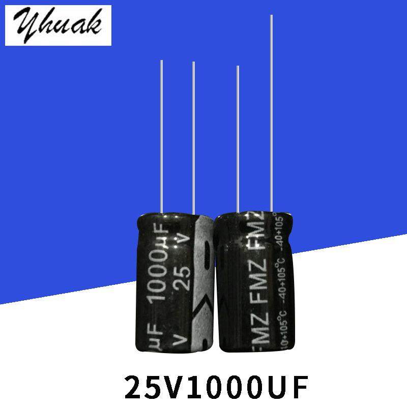 厂家25V1000UF10*17高品质铝电解电容1000UF25V