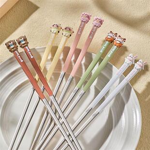 家庭专人专 天猫正品 筷子家用高档抗菌防霉316不锈钢2025新款