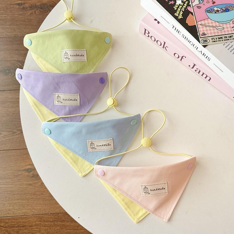 【旗舰店正品】狗围嘴唾液围巾马卡龙宠物三角围巾比熊卷毛布娃娃