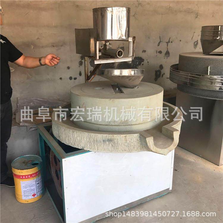 电动小型石磨价格高硬度电动石磨机图片豆腐石磨机报价