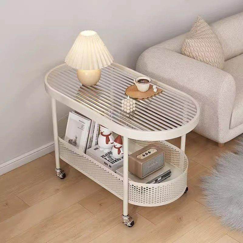 奶油风玻璃茶几小户型沙发移动客厅小桌子现代侧边床头边柜小推车,五金/工具,其他电线电缆,淘宝优惠券,粉丝福利购,淘宝优惠卷