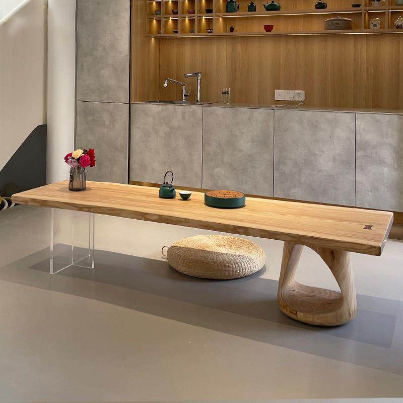 新中式个性悬浮飘窗茶桌小户型猫洞矮桌子亚克力榻榻米桌原木茶几,五金/工具,其他电线电缆,淘宝优惠券,粉丝福利购,淘宝优惠卷