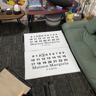 阳台坐垫家用 客厅地毯卧室书房轻奢高级防滑地垫子主卧床边毯新款