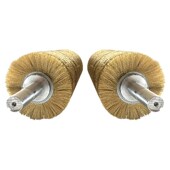 钢丝刷辊打磨轮除锈工业用不锈钢刷棍滚筒抛光机长刷电动木板拉丝