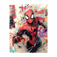 蜘蛛人平行宇宙数字油画diy卡通动漫无聊手作解闷手工丙烯油彩画