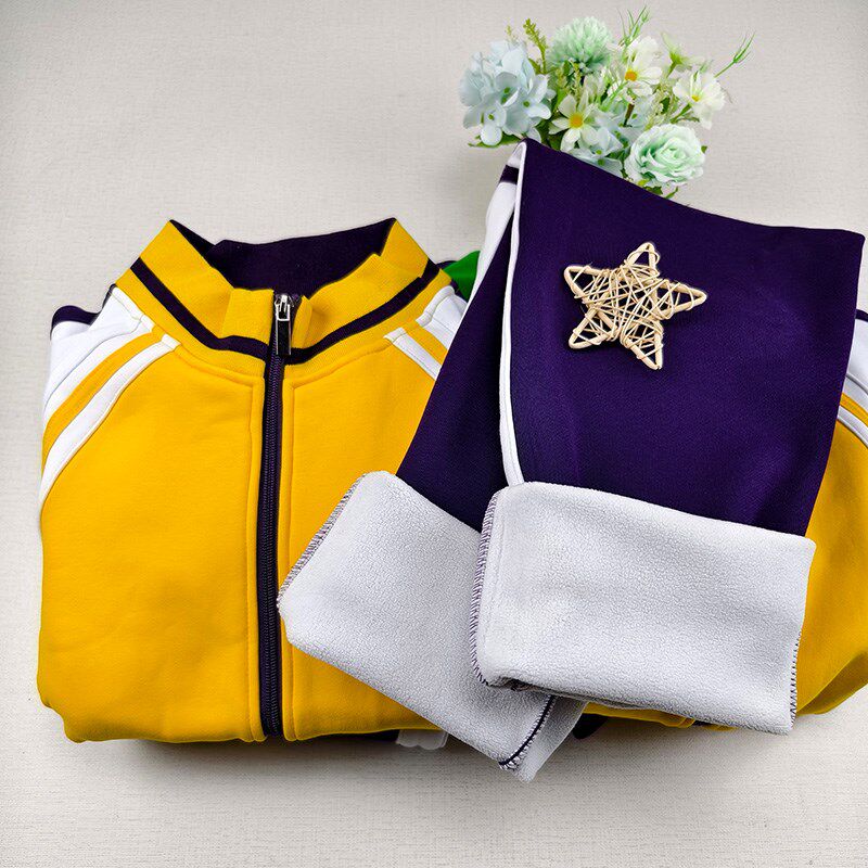 珠海市斗门小学生校服外套秋冬纯棉长袖秋装统一班服校服裤加绒