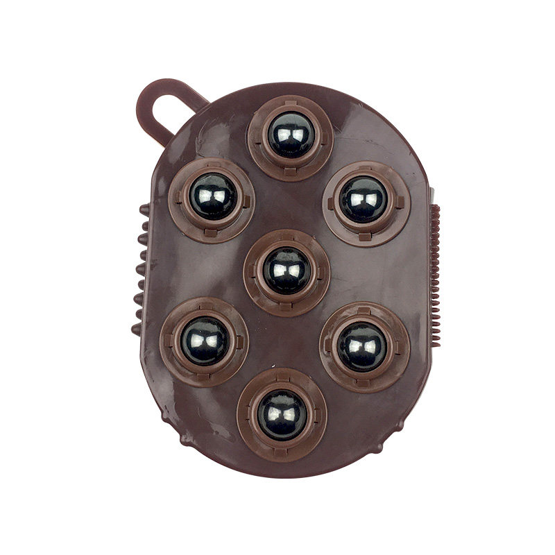 七龙珠滚珠按摩器全身经络按摩美体腿部肚子磁珠揉腹部仪滚轮神器