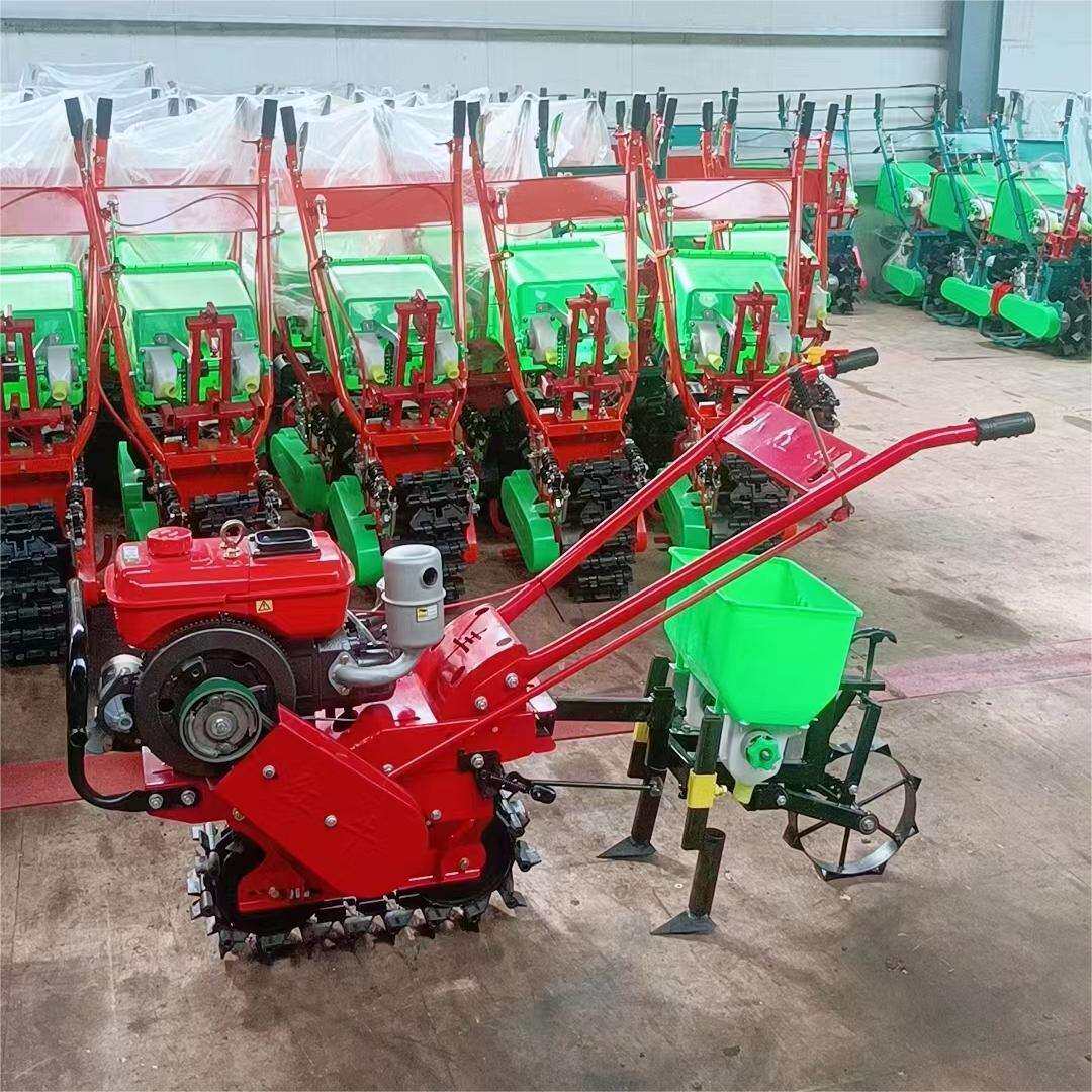 柴油小型链轨微耕机农用手推式旋耕除草犁地机菜地松土翻地施肥机