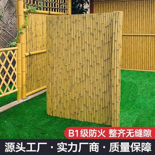 仿真竹篱笆防腐竹竿日式竹篱笆栅栏竹围栏花园竹栏杆庭院护栏装饰
