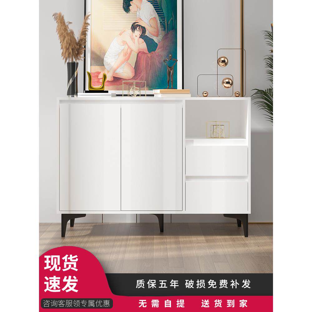 ft极简餐边柜轻奢风现代边柜储物柜电视柜厨房收纳柜客厅玄关茶水