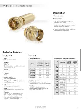 苏里奥SOURIAU深水连接器RECM20TP插头防水连接器防水下150米