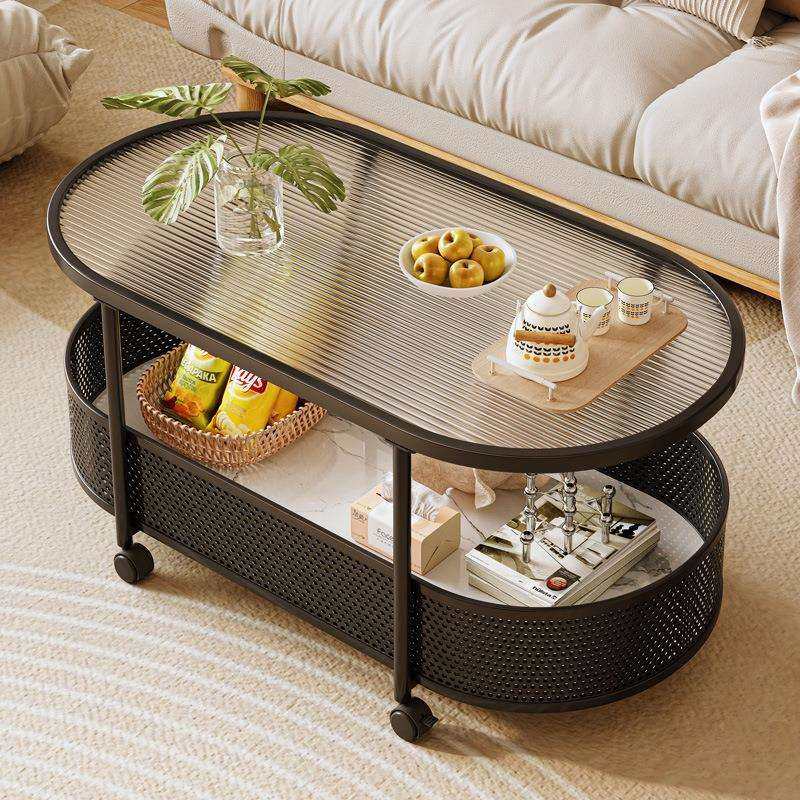 可移动沙发边几床头边柜侧边柜现代小桌子钢化玻璃茶几小户型推车,3C数码配件,USB灯,淘宝优惠券,粉丝福利购,淘宝优惠卷