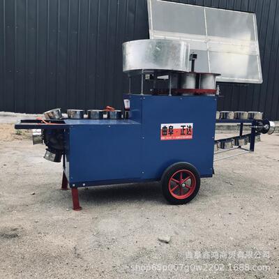 大棚育苗基质土装杯机育苗打钵机单价带轮子的汽油打钵机