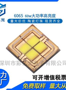 led灯珠防欧司朗6065灯珠60w大功率高亮度LEUWS2WPled灯珠