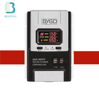 热销MPPT多功能太阳能控制器20A40A60A太阳能系统充放电12V/24V