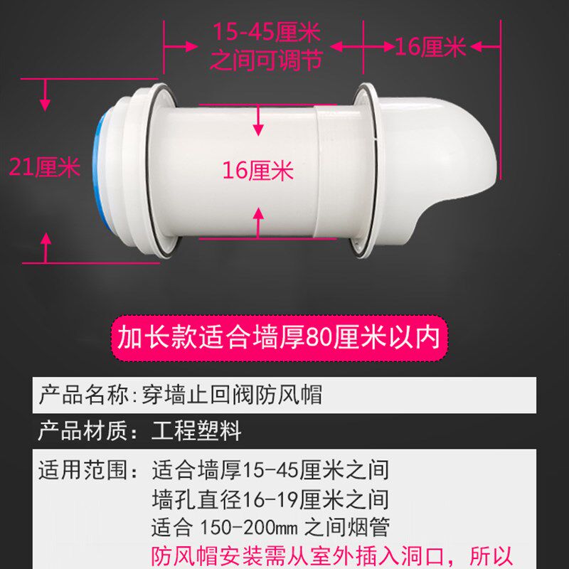 抽油畑机排气管厨房烟管出风口穿输送带/传送带