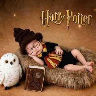 新生婴儿满月百天摄影创意写真0-3周岁男女宝宝电子照片ai精修图