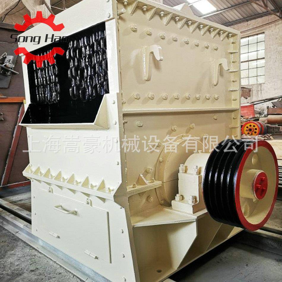 800*800箱式破碎机凝灰岩破碎机大料口混凝土碎石机重锤方箱破