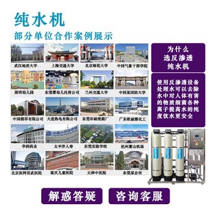 大型工业纯水水处理反渗透纯水设备去离子软化超设备反渗透