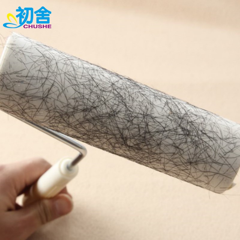 初舍大号16cm粘毛器除尘纸沾纸点断式可撕式替换装衣物粘毛纸滚筒