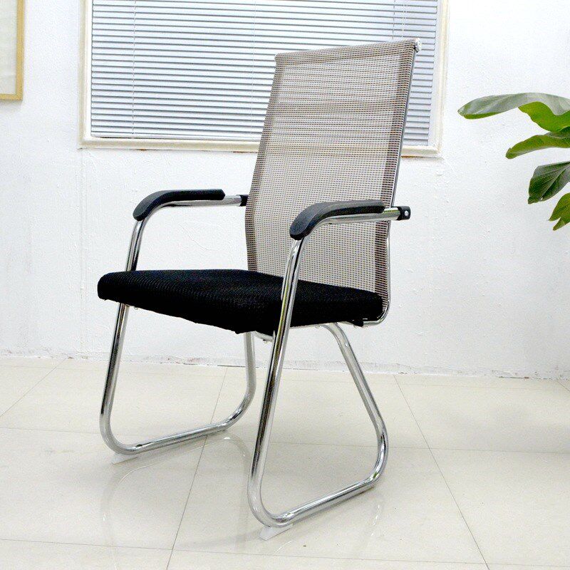 办公椅弓形会议电脑麻将棋牌洽谈培训椅职员椅透气网椅子