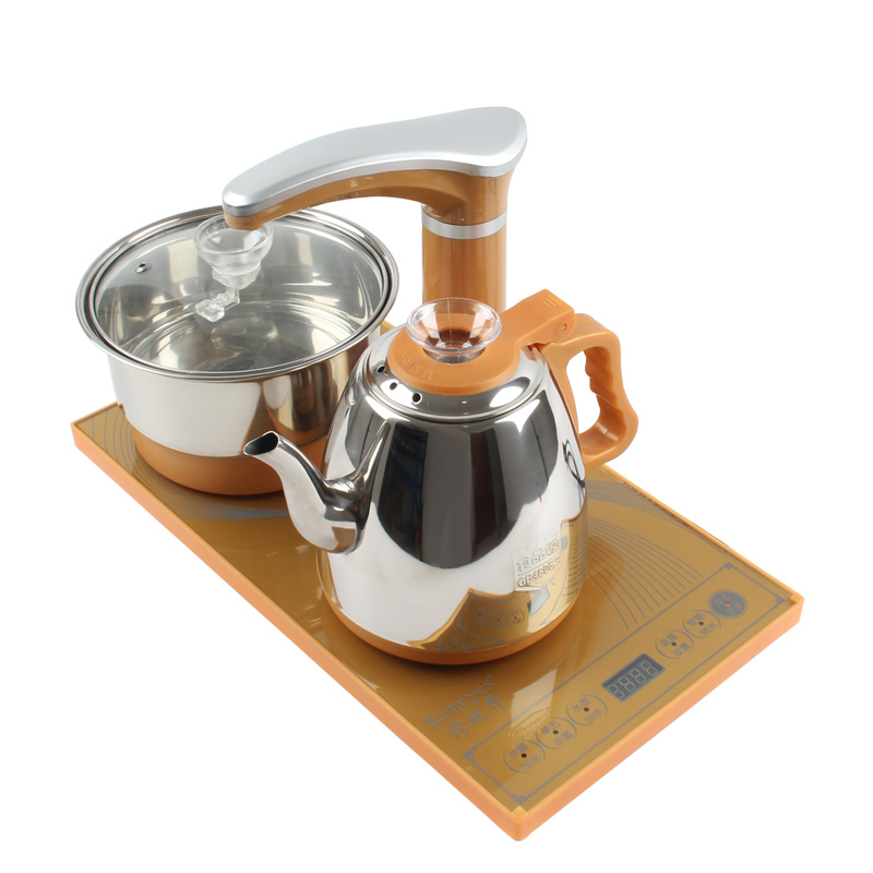 珍视界全自动上水电热烧水壶套装抽水电磁炉茶具瓷有情烧茶炉配件