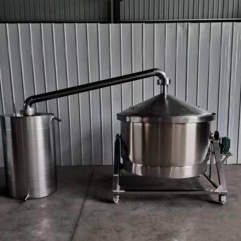 酿酒设备小型蒸馏自动酿酒机不焦锅蒸酒烧白酒露304不锈钢蒸酒锅