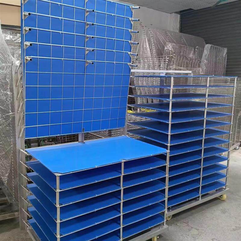 千层架PCB板防静电晾干架丝印铺板干燥架可折叠放纸置物架