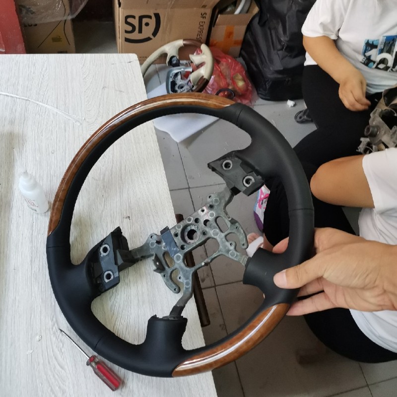 05款老奥德赛半包围方向盘套RB1RB3漏桃木翻新修复七八代雅阁把套