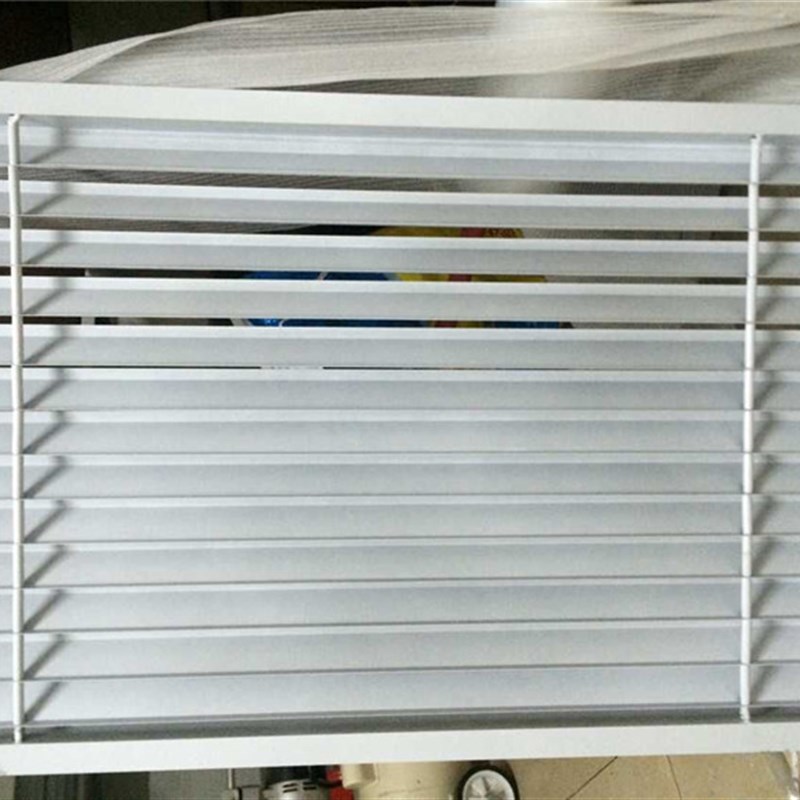专业定做铝合金地暖气罩出风口外墙防雨水防老化空调罩装饰百叶窗