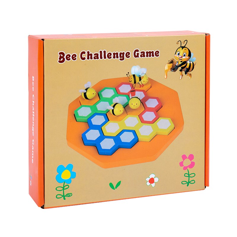 儿童蜂巢拼图闯关桌面游戏逻辑思维空间想象力进阶益智桌游