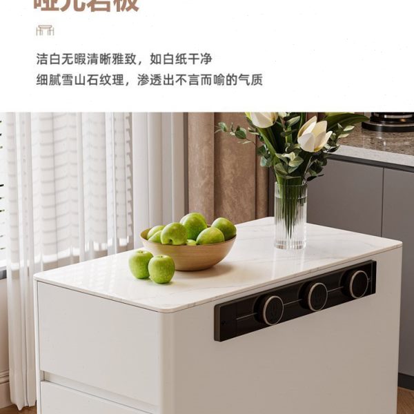 小岛台柜小尺寸窄岛台餐桌一体厨房可移动独中岛岛台中岛台