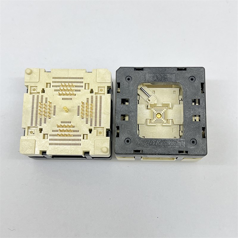 QFN52-0.4mm 测试座/老化座/编程座IC  6*6 7*7芯片烧录座