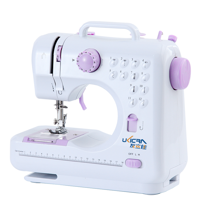友立佳57电动多功能小型缝纫机家用带锁边台式迷你换压脚衣车