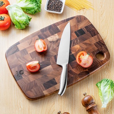 ill.F泰国相思木椭圆带孔实木菜板砧板木