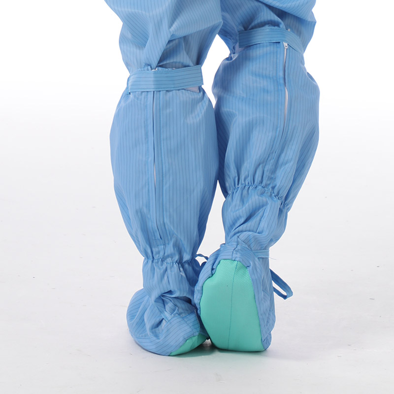 羽兴防静电长筒鞋无尘车间连体服专用高筒靴防滑软底靴洁净鞋