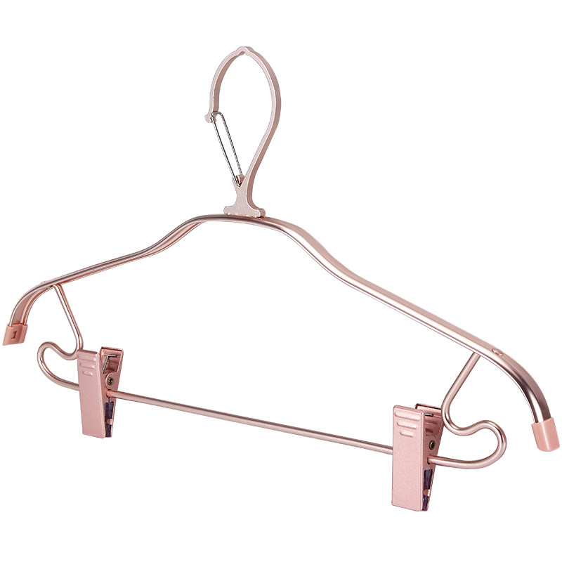 防风衣架裤架裤夹子家用挂衣高层室外防掉铝合金衣架无痕卡扣衣撑