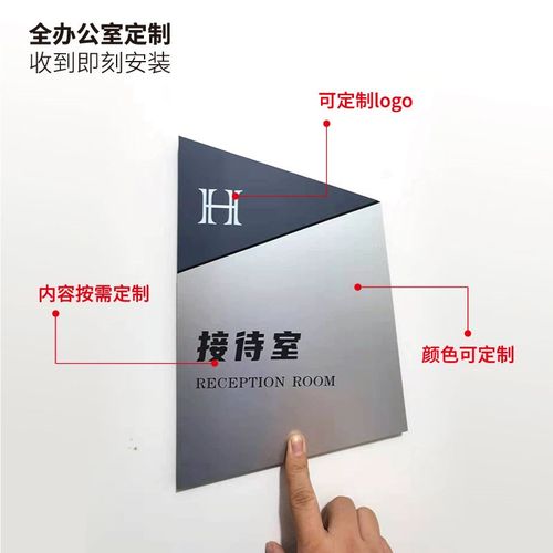 创意园区标识办公室门牌定制公司部门牌会议室科室牌接待室标识牌