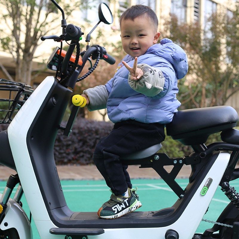 小牛折叠GFC电动车前置儿童载人座椅小孩幼儿安全坐凳