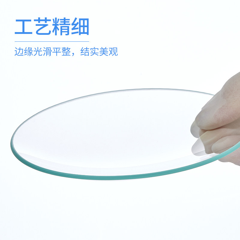 湘玻玻璃表面皿带弧度加厚高硼硅烧杯盖蒸发结晶皿mm