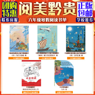 贵州阅美黔贵六年级《鲁滨孙漂流记名作精编版》《尼尔斯骑鹅旅行记名作精编版》《汤姆索亚历险记名作精编版》半条棉被快乐读书吧