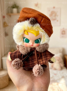 泡泡玛特DearBirds系列毛绒挂件替换衣服欢喜冤家小鸟diy玩偶娃衣