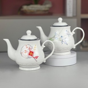 家用陶瓷壶耐高温过滤陶瓷水壶热开水凉水壶单壶防爆大中小茶水壶