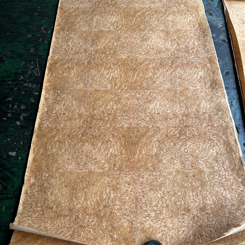 天然实木 山香果树瘤木皮饰面板贴面1.25m宽衣橱柜子手工木皮贴皮